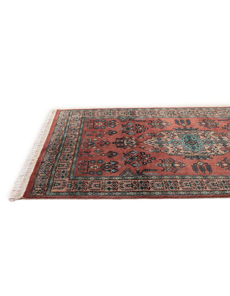 Detail image of  4' 4 x 6'  Hand Knotted Bokhara Oriental Wool Rug