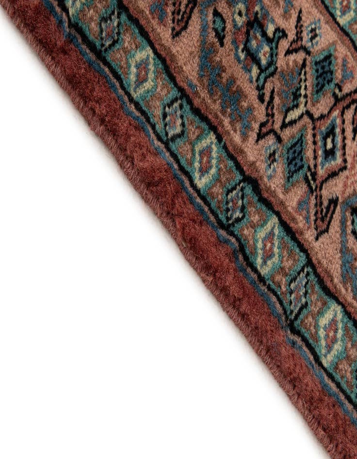 Detail image of  4' 4 x 6'  Hand Knotted Bokhara Oriental Wool Rug