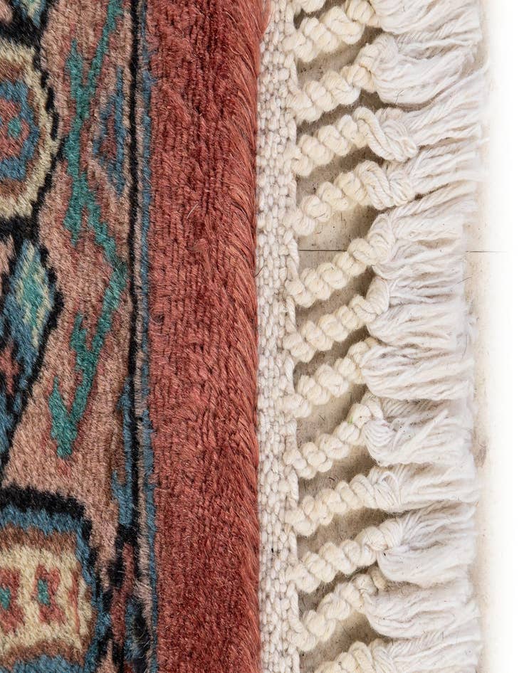 Detail image of  4' 4 x 6'  Hand Knotted Bokhara Oriental Wool Rug