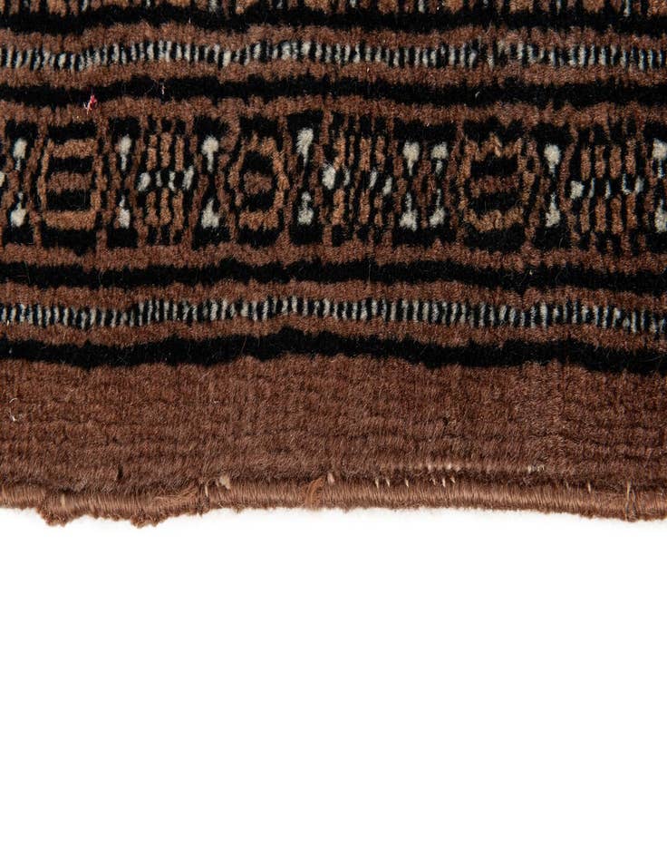 Detail image of  4' 4 x 5' 8  Hand Knotted Bokhara Oriental Wool Rug