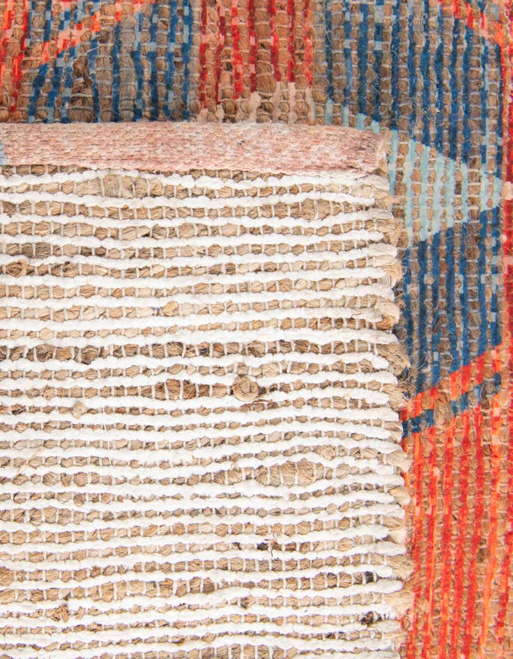 Detail image of  2' x 3' 1  Hand Woven Chenille Jute Rug