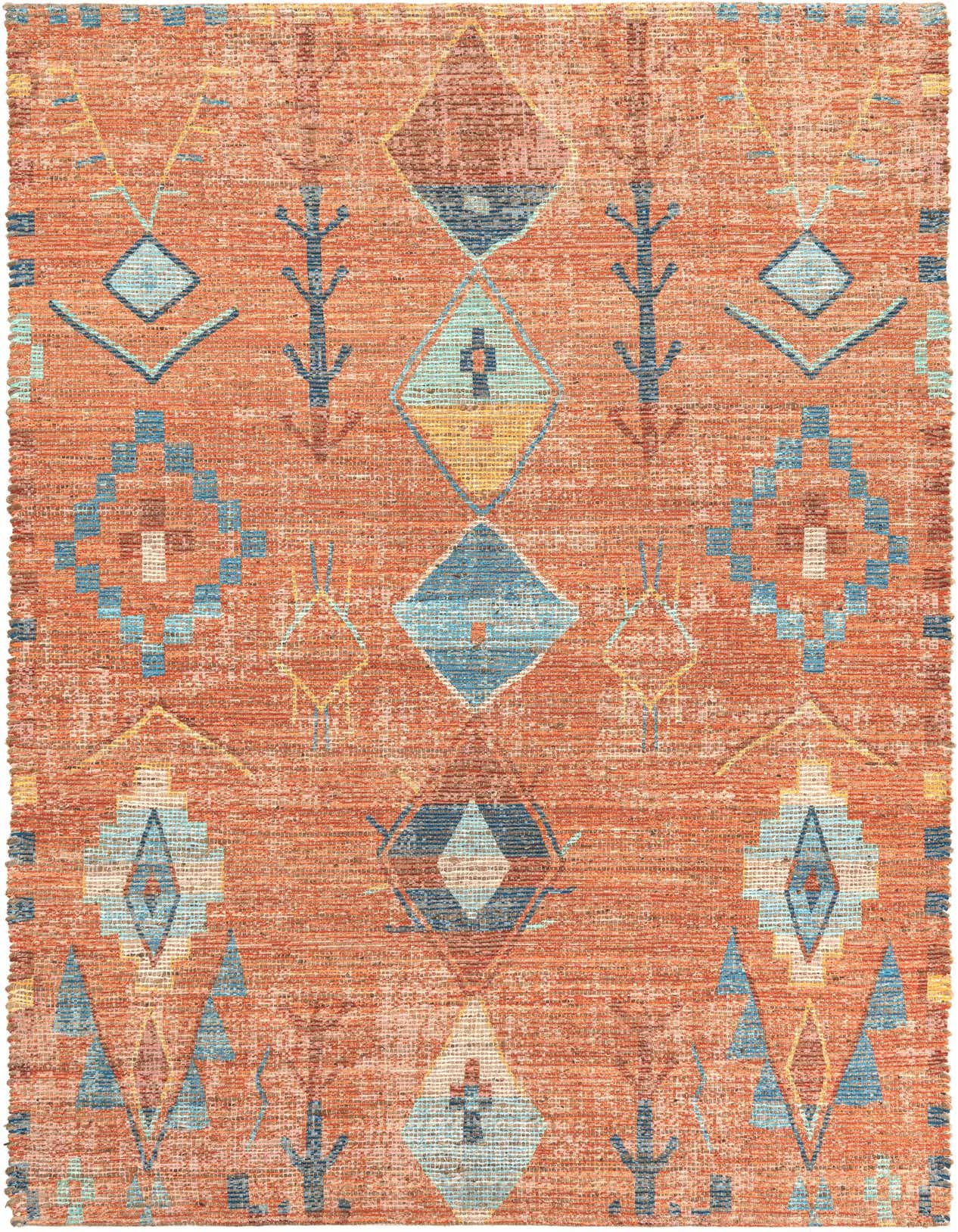 Primary image  5' 1 x 8'  Hand Woven Chenille Jute Rug