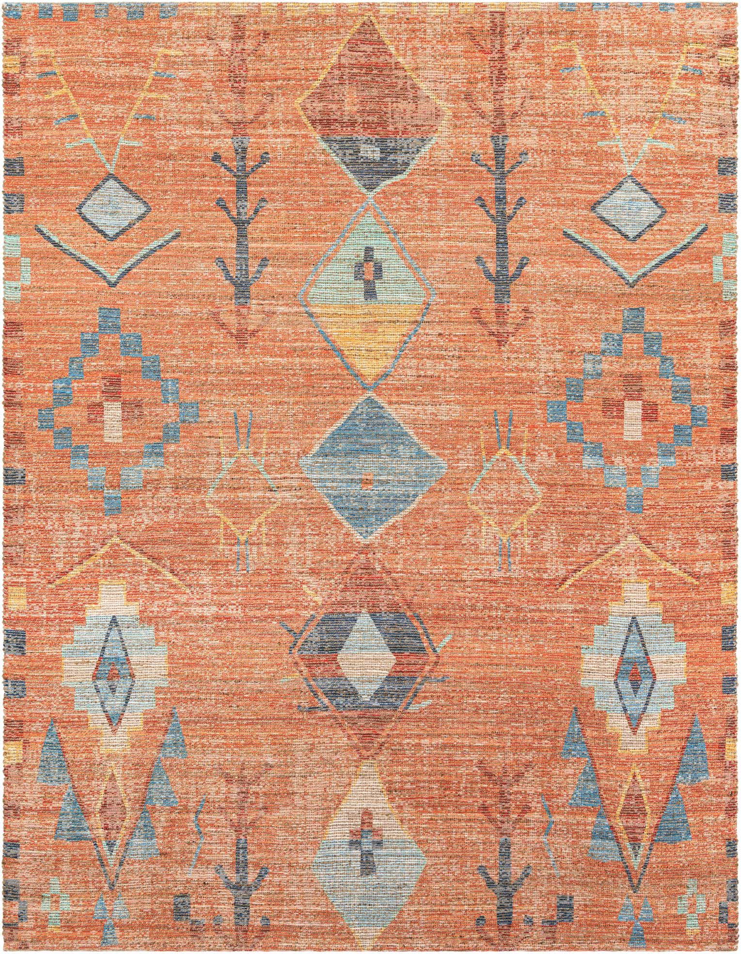 Primary image  9' x 12'  Hand Woven Chenille Jute Rug