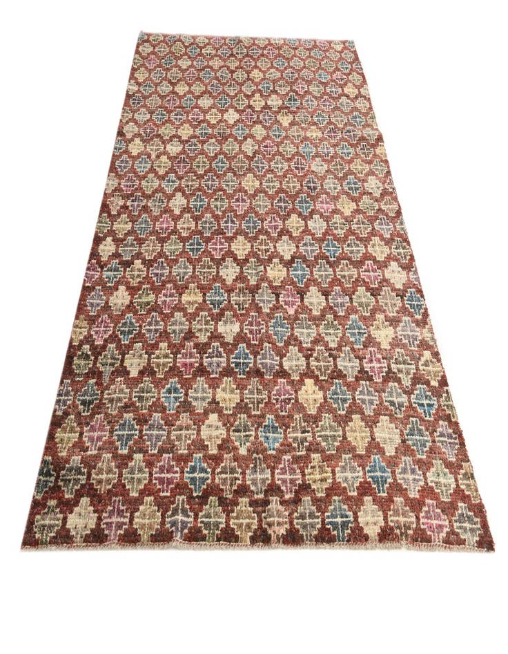 Detail image of  5' 6 x 8'  Hand Knotted Darya Wool Rug