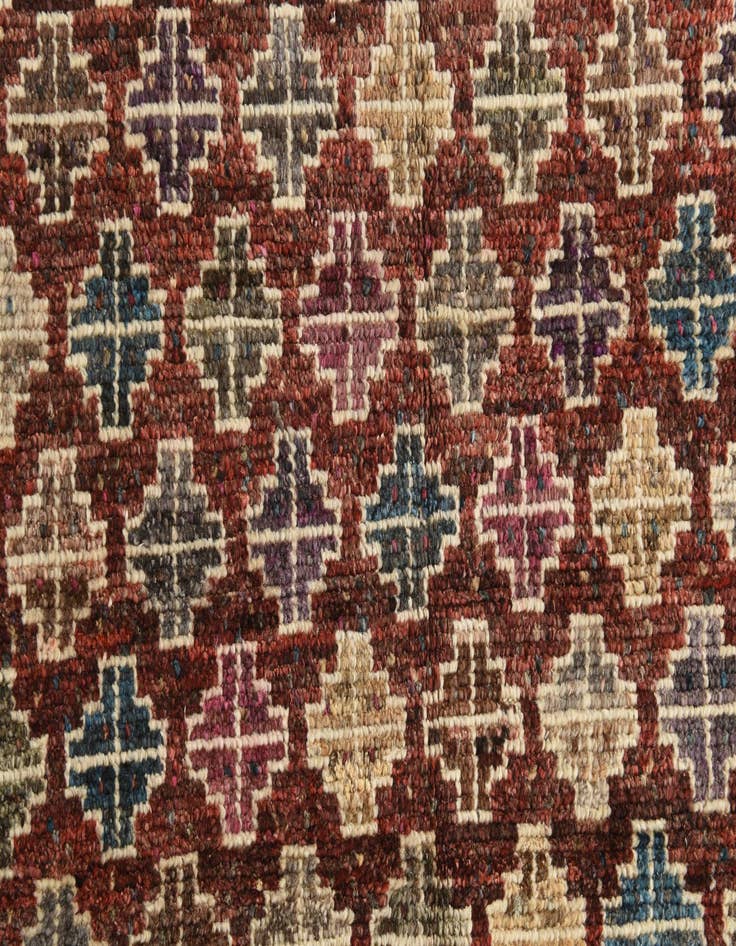 Detail image of  5' 6 x 8'  Hand Knotted Darya Wool Rug