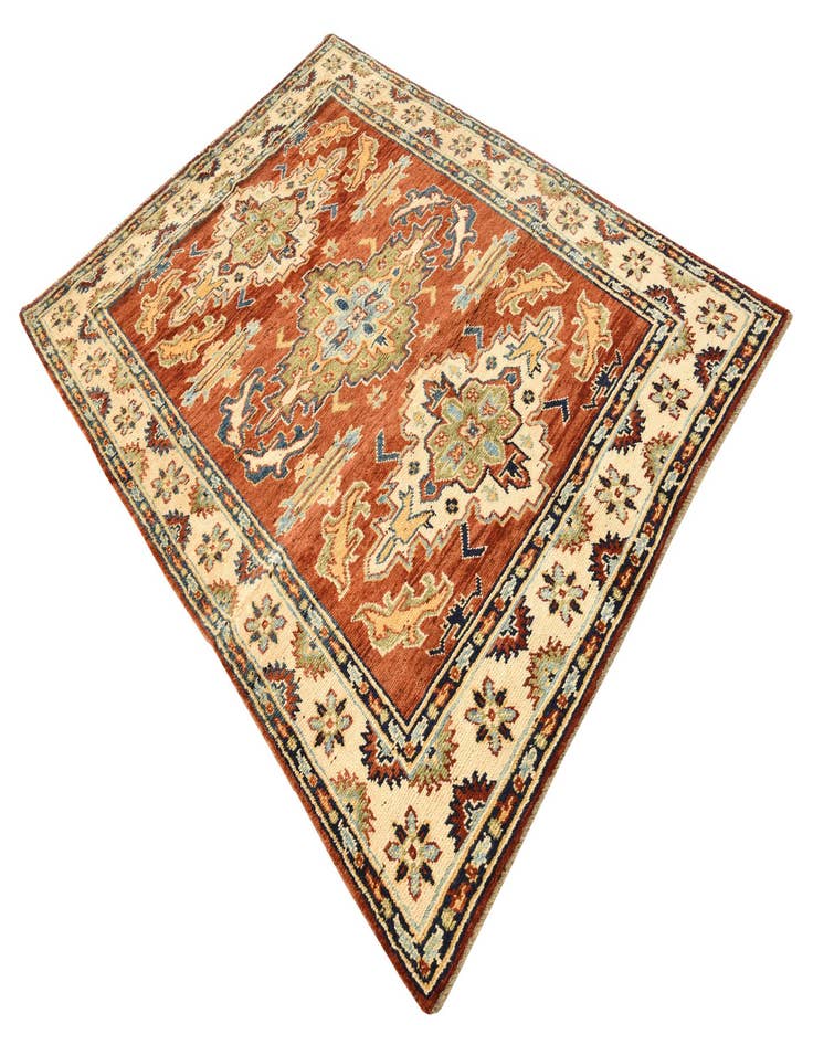 Detail image of  5' 7 x 7' 9  Hand Knotted Darya Wool Rug