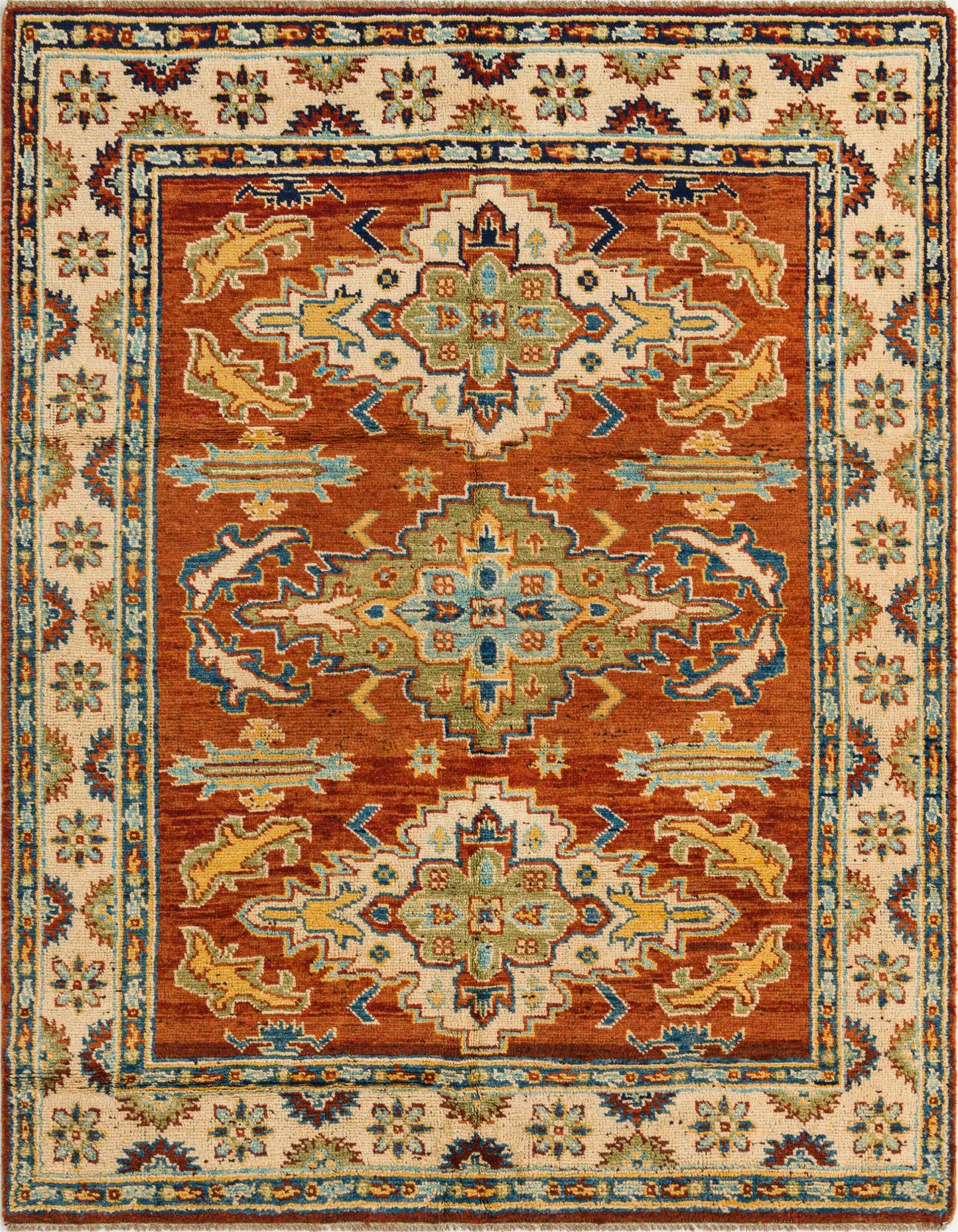 Primary image  5' 7 x 7' 9  Hand Knotted Darya Wool Rug