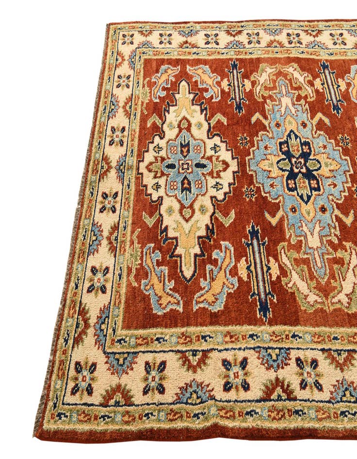 Detail image of  5' 9 x 7' 9  Hand Knotted Darya Wool Rug