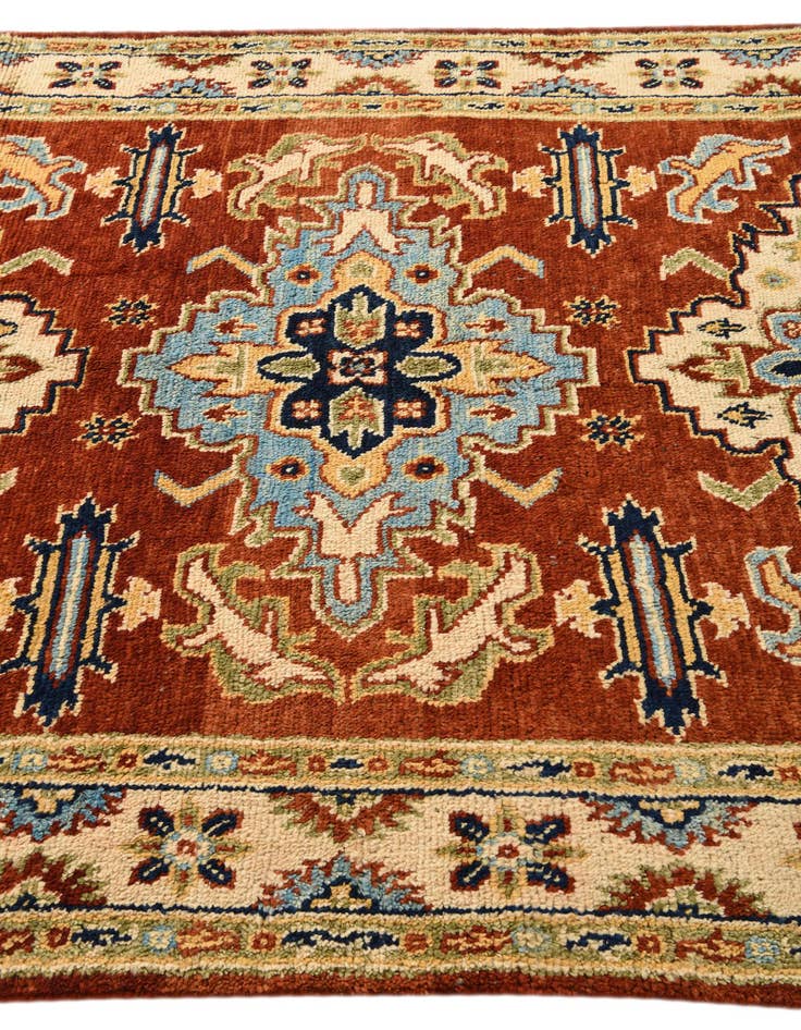 Detail image of  5' 9 x 7' 9  Hand Knotted Darya Wool Rug