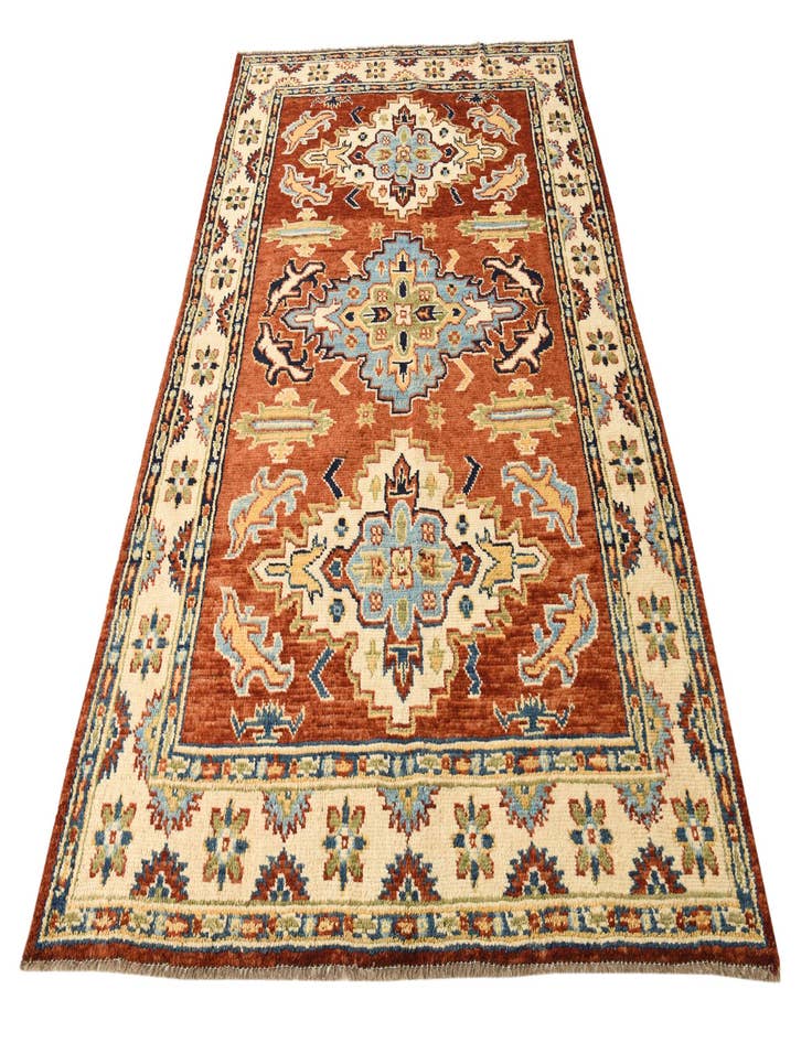 Detail image of  5' 8 x 8' 3  Hand Knotted Darya Wool Rug