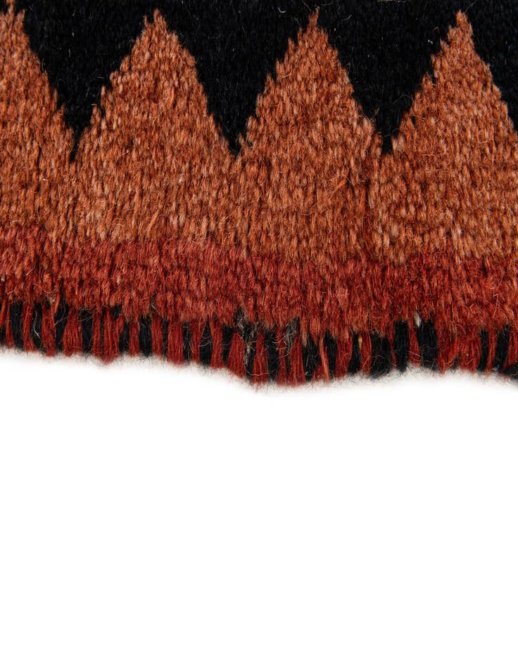 Detail image of  5' 7 x 7' 1  Hand Knotted Gabbeh Persian Wool Rug