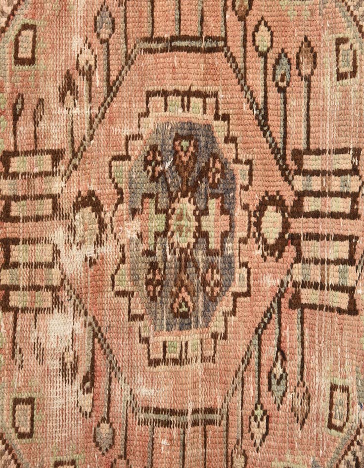 Detail image of  3' 10 x 7' 3  Hand Knotted Hamedan Persian Wool Rug