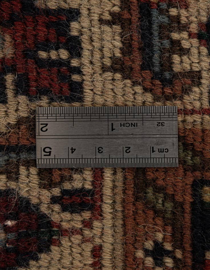 Detail image of  3' x 4' 10  Hand Knotted Heriz Wool Rug