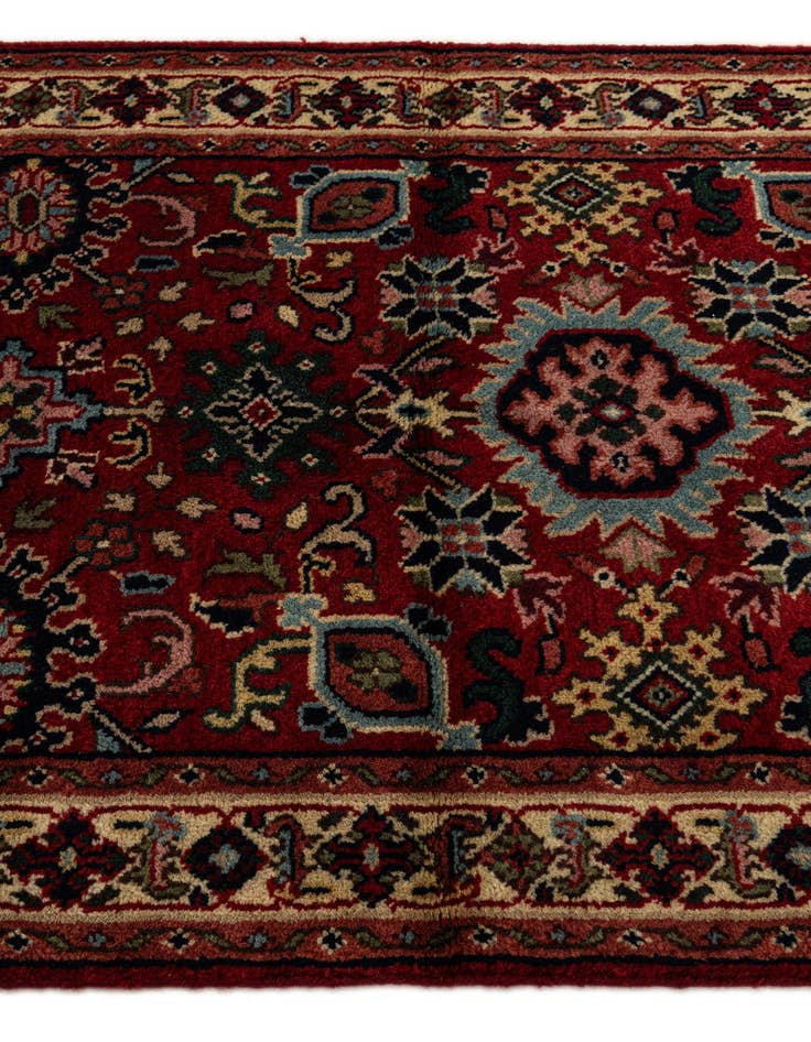Detail image of  3' x 4' 10  Hand Knotted Heriz Wool Rug