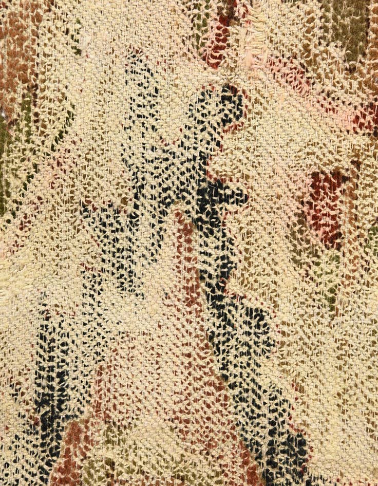 Detail image of  6' 7 x 9' 9  Hand Knotted Jaipur Agra Wool Rug