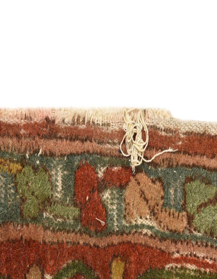 Detail image of  6' 7 x 9' 9  Hand Knotted Jaipur Agra Wool Rug