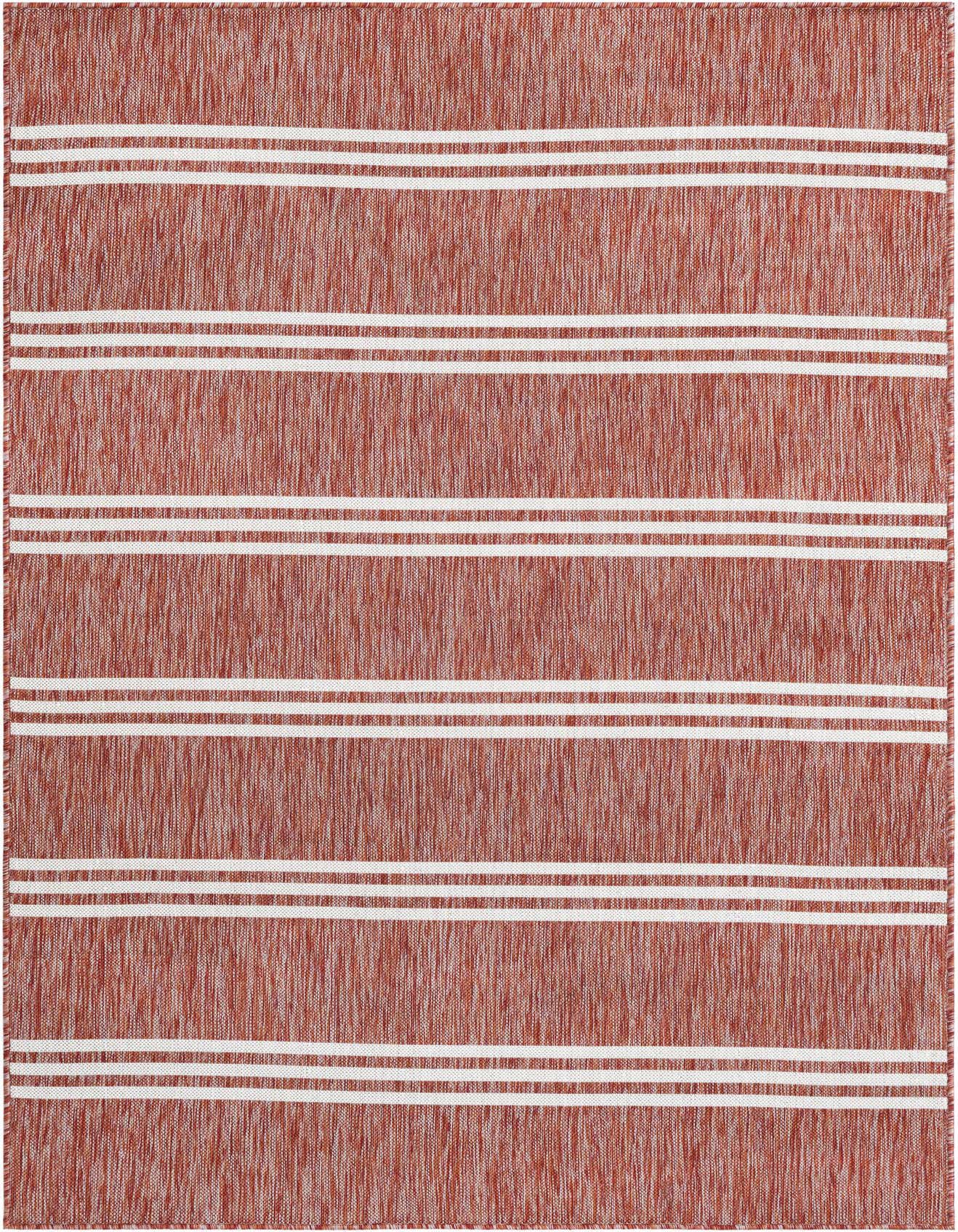 Primary image  Custom Rust Red  Washable Jill Zarin Indoor / Outdoor Rug