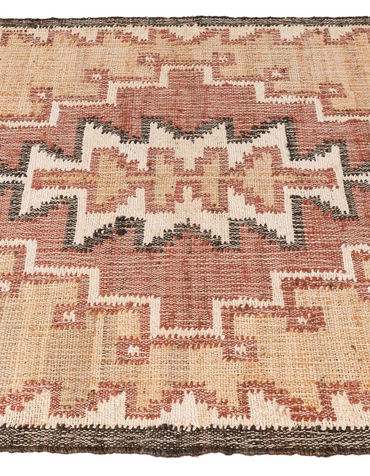 Detail image of  4' 3 x 6' 3  Hand Woven Kala Handwoven Jute Rug