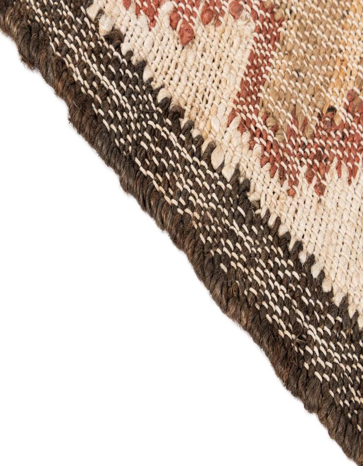 Detail image of  4' 3 x 6' 3  Hand Woven Kala Handwoven Jute Rug