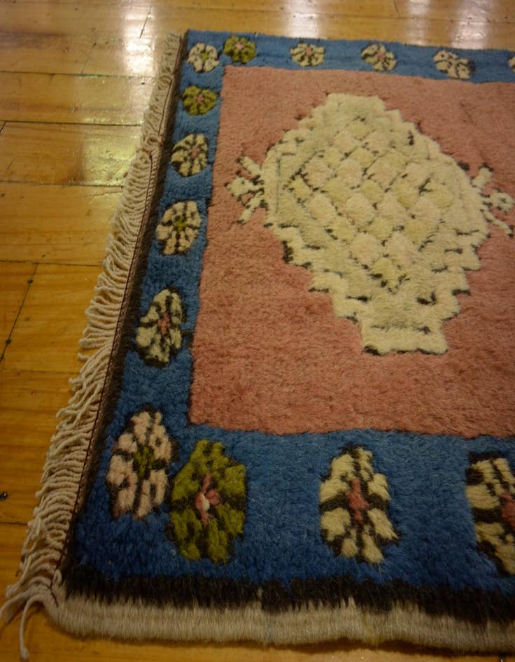 Detail image of  1' 11 x 3' 4  Hand Knotted Kars Wool Rug