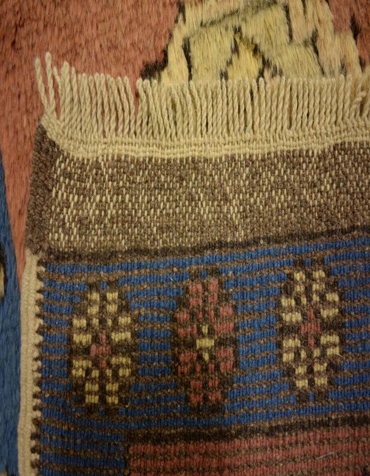 Detail image of  1' 11 x 3' 4  Hand Knotted Kars Wool Rug