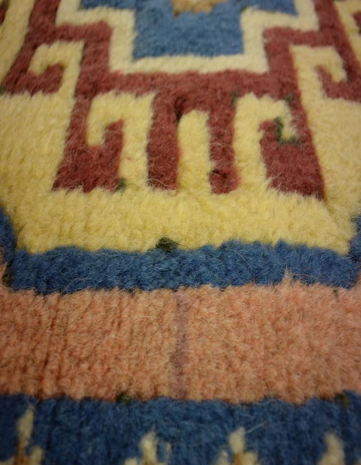 Detail image of  1' 8 x 3'  Hand Knotted Kars Wool Rug