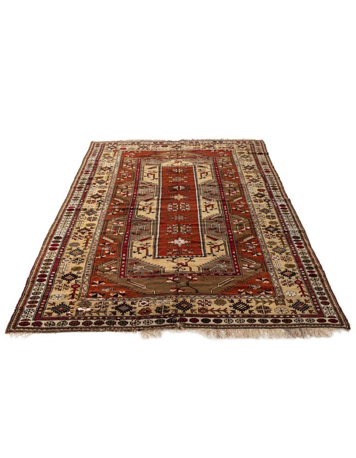 Detail image of  6' 9 x 10' 5  Hand Knotted Kars Wool Rug