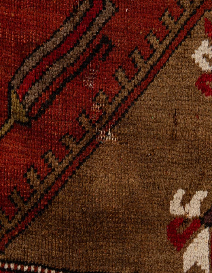 Detail image of  6' 9 x 10' 5  Hand Knotted Kars Wool Rug
