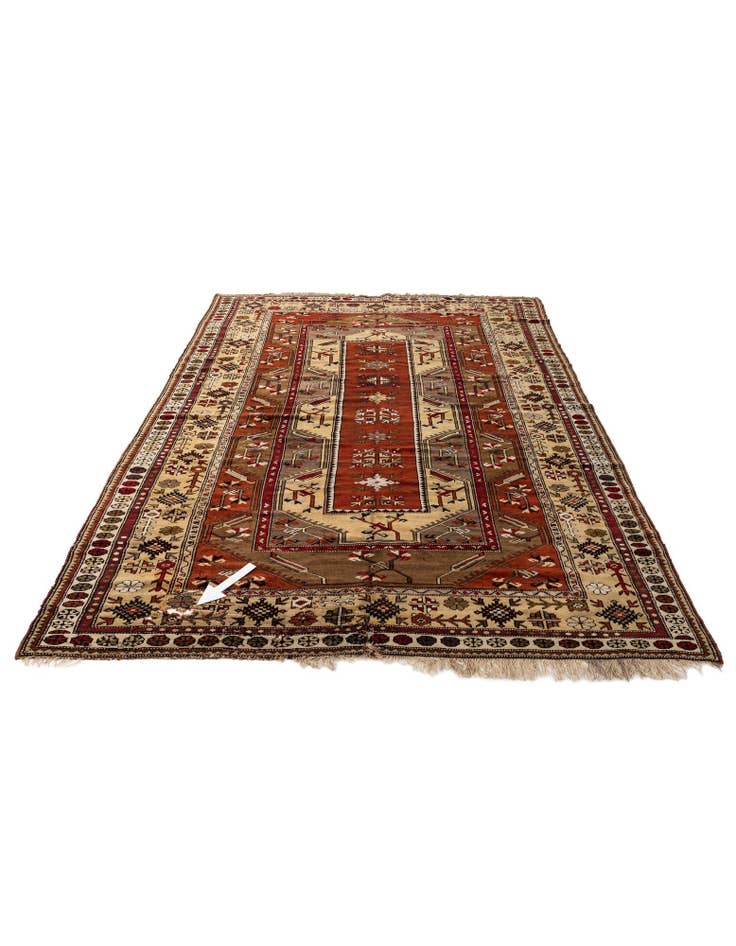 Detail image of  6' 9 x 10' 5  Hand Knotted Kars Wool Rug