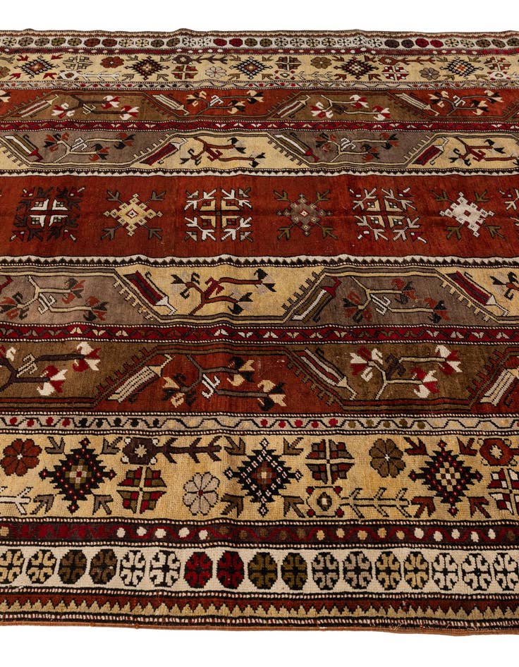 Detail image of  6' 9 x 10' 5  Hand Knotted Kars Wool Rug