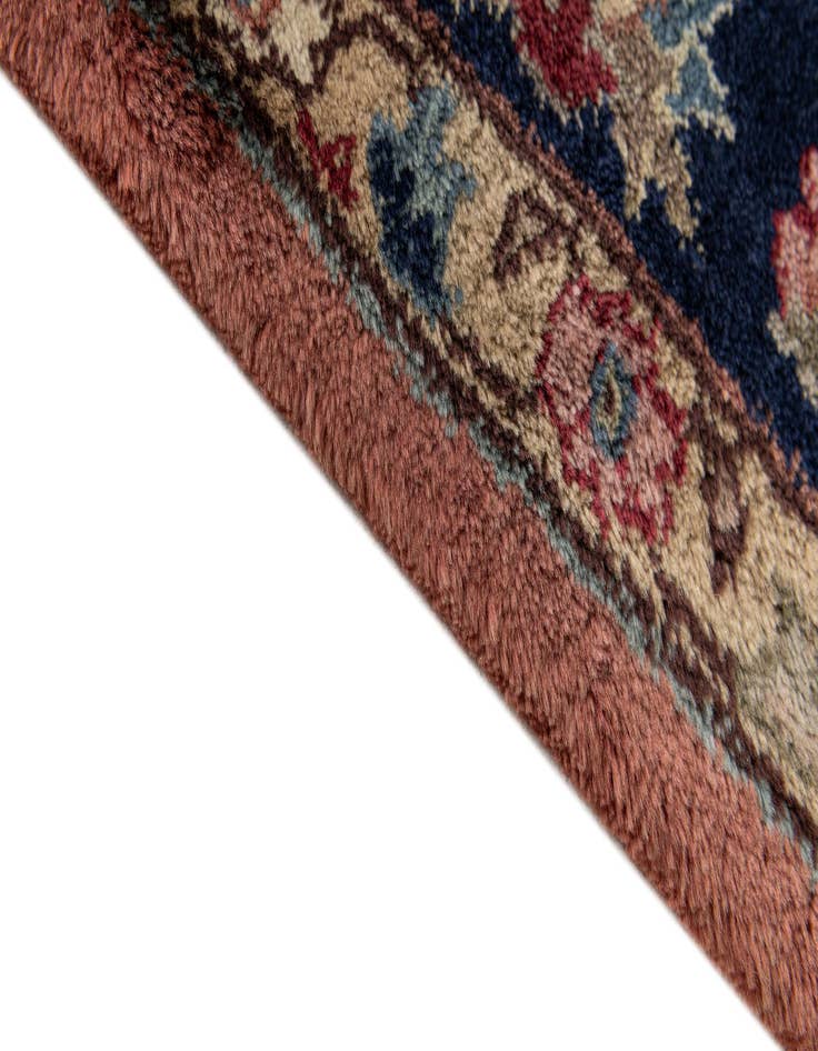 Detail image of  8' 1 x 11' 7  Hand Knotted Kashan Wool Rug