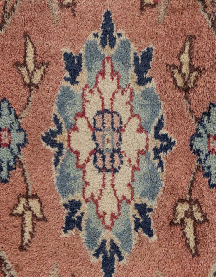 Detail image of  8' 1 x 11' 7  Hand Knotted Kashan Wool Rug