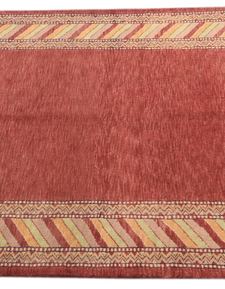 Detail image of  3' 3 x 5' 4  Hand Knotted Kashkuli Gabbeh Oriental Wool Rug