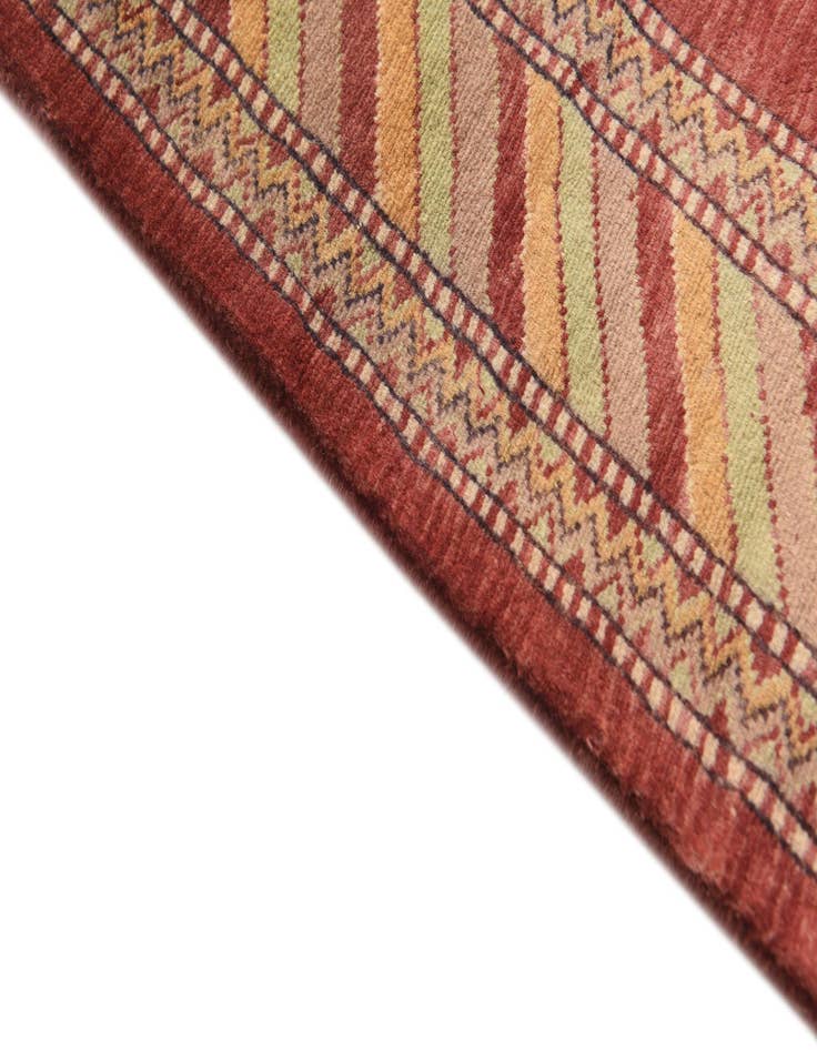 Detail image of  3' 3 x 5' 4  Hand Knotted Kashkuli Gabbeh Oriental Wool Rug