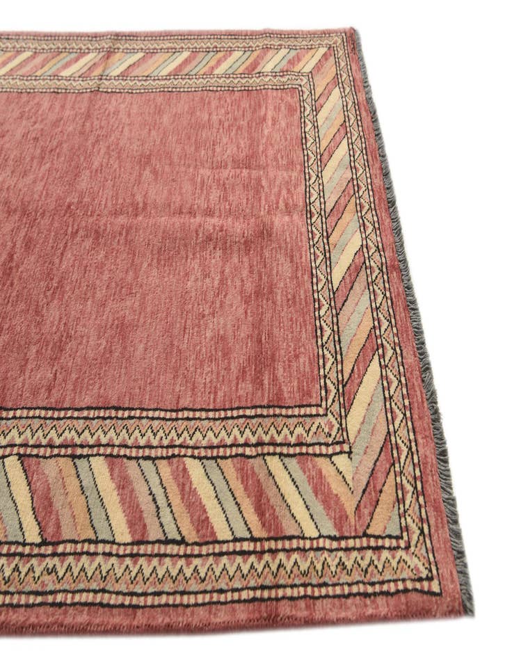 Detail image of  3' 2 x 5' 2  Hand Knotted Kashkuli Gabbeh Oriental Wool Rug