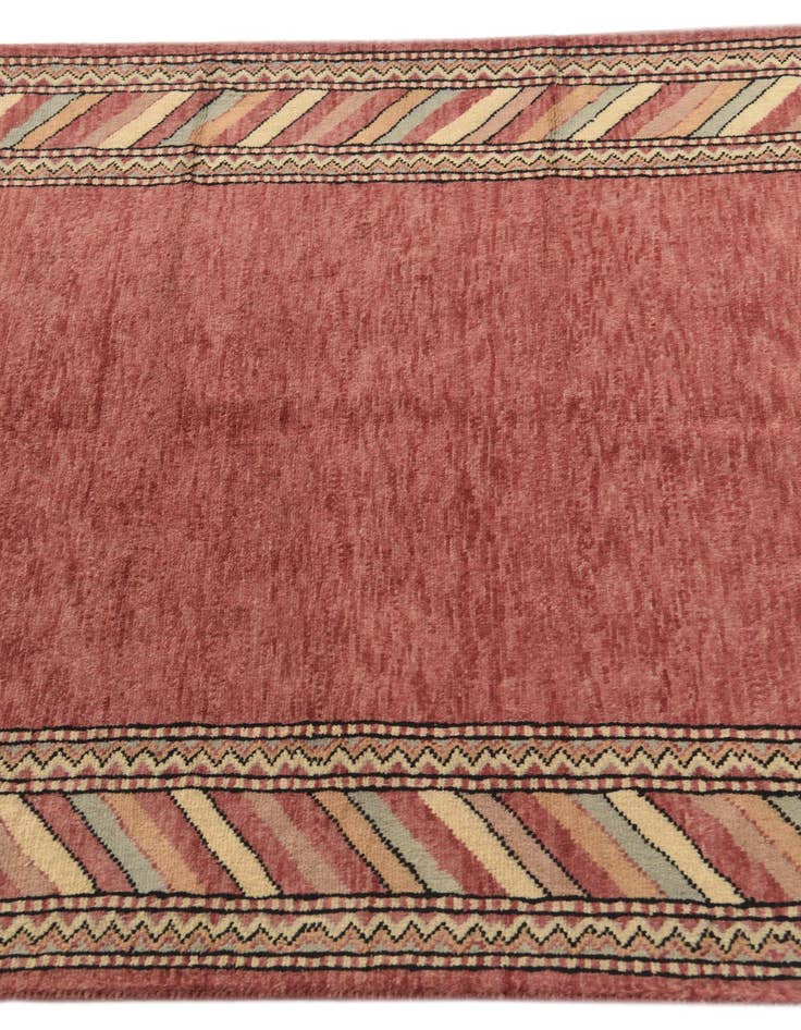 Detail image of  3' 2 x 5' 2  Hand Knotted Kashkuli Gabbeh Oriental Wool Rug