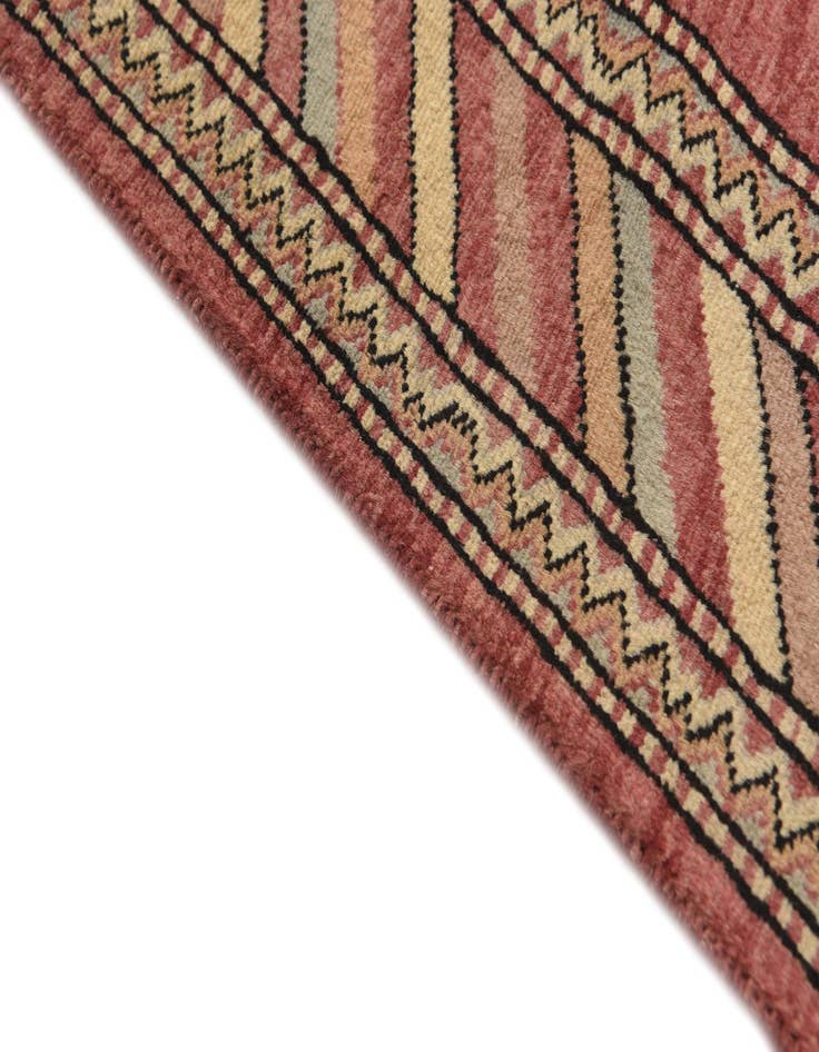 Detail image of  3' 2 x 5' 2  Hand Knotted Kashkuli Gabbeh Oriental Wool Rug