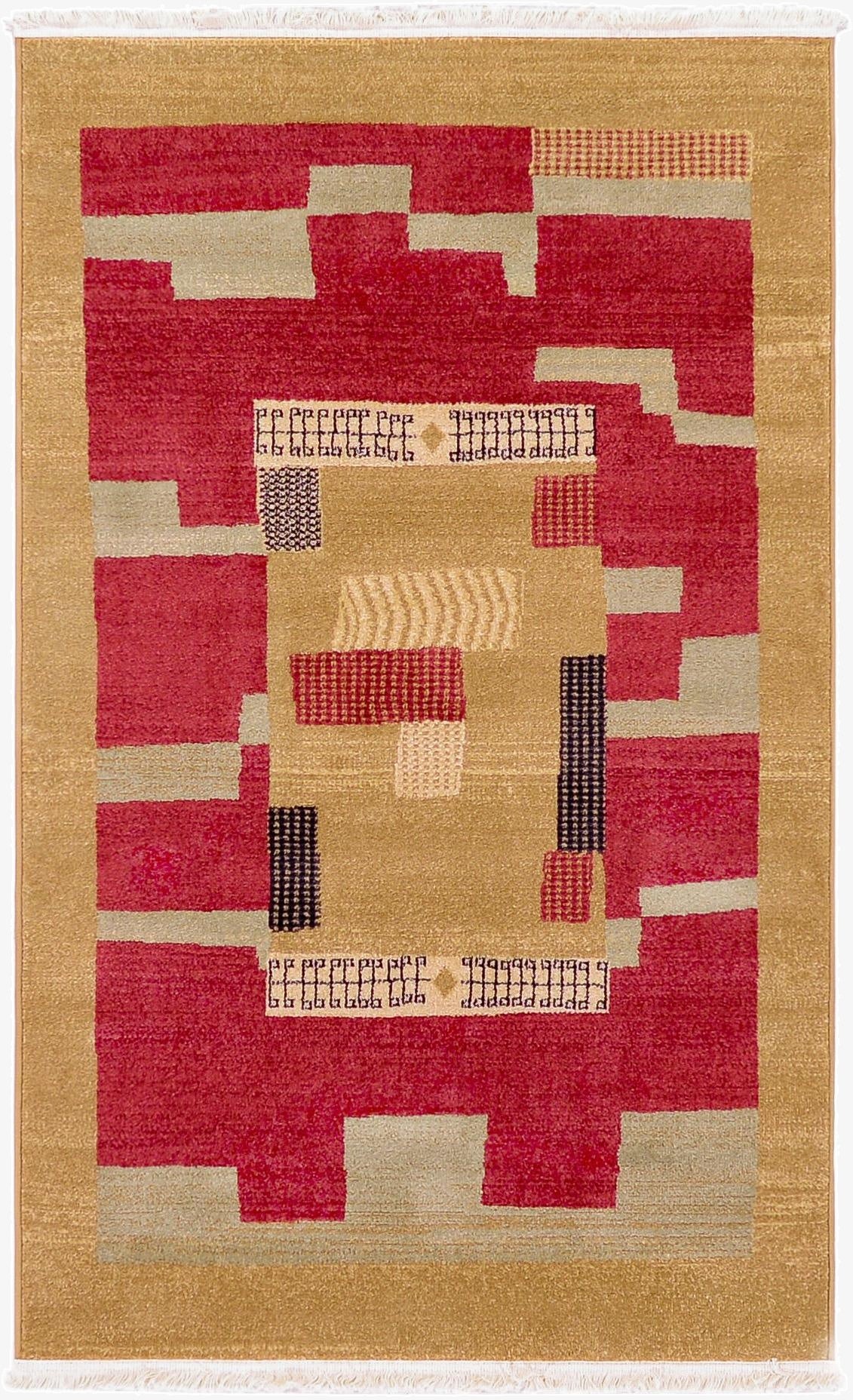  3' x 5' 3 Kashkuli Gabbeh Rug