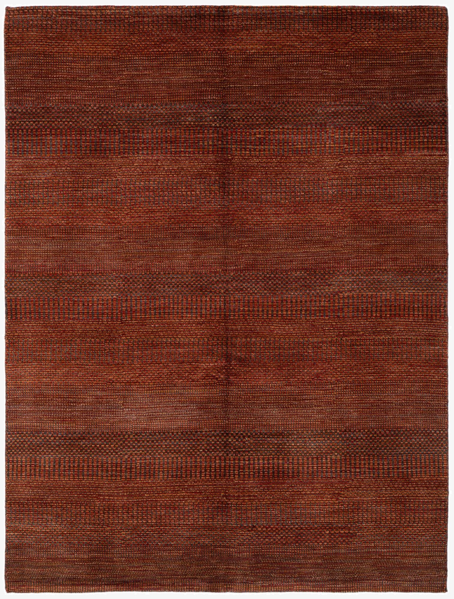  4' 10 x 6' 6  Hand Knotted Kashkuli Gabbeh Wool Rug