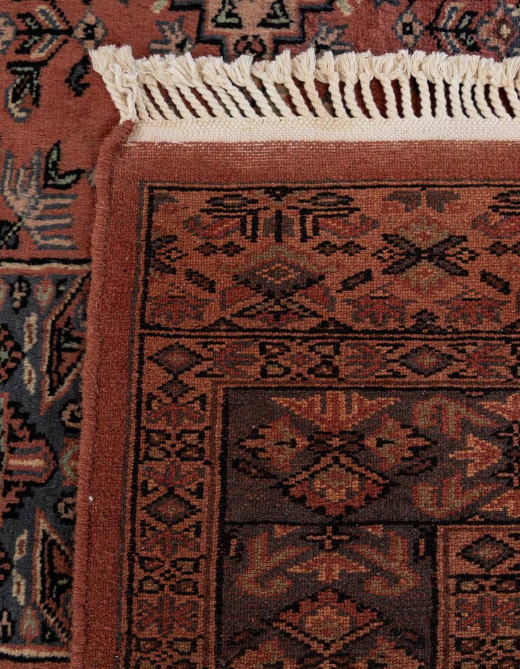 Detail image of  4' 2 x 6' 1  Hand Knotted Kazak Oriental Wool Rug