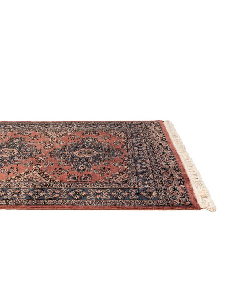 Detail image of  4' 2 x 6' 1  Hand Knotted Kazak Oriental Wool Rug