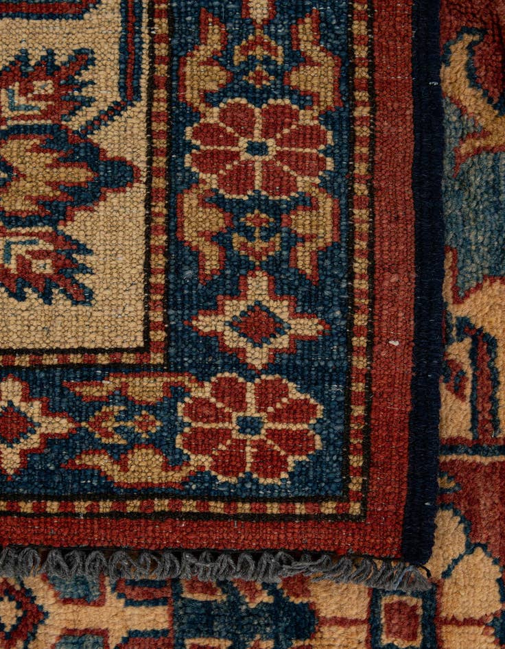Detail image of  7' 2 x 10' 6  Hand Knotted Kazak Wool Rug