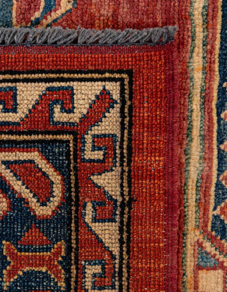 Detail image of  8' 11 x 12' 2  Hand Knotted Kazak Wool Rug
