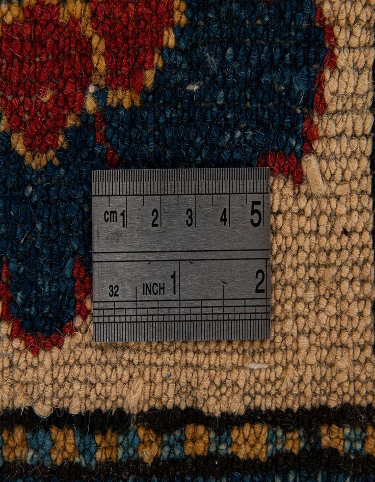 Detail image of  6' 6 x 8' 6  Hand Knotted Kazak Oriental Wool Rug