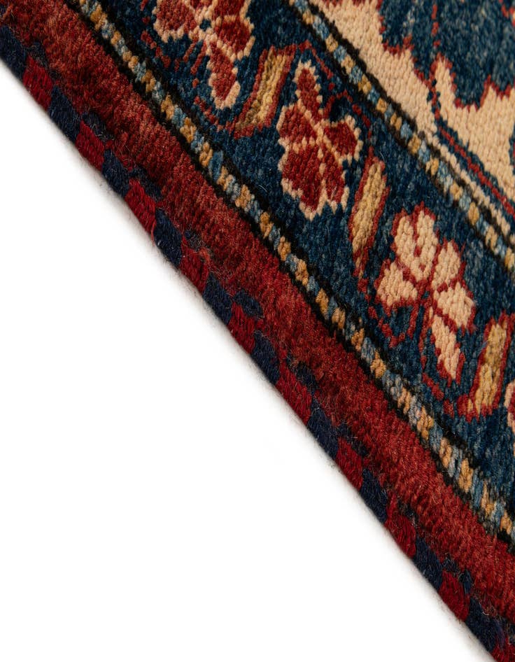 Detail image of  6' 6 x 8' 6  Hand Knotted Kazak Oriental Wool Rug