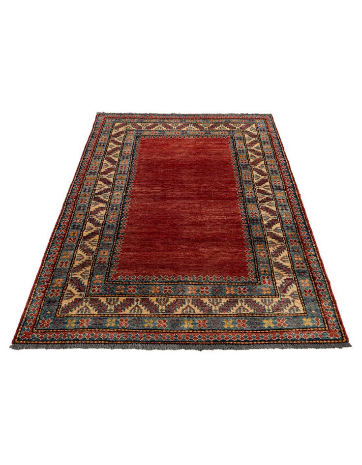 Detail image of  3' 8 x 5' 9  Hand Knotted Kazak Wool Rug