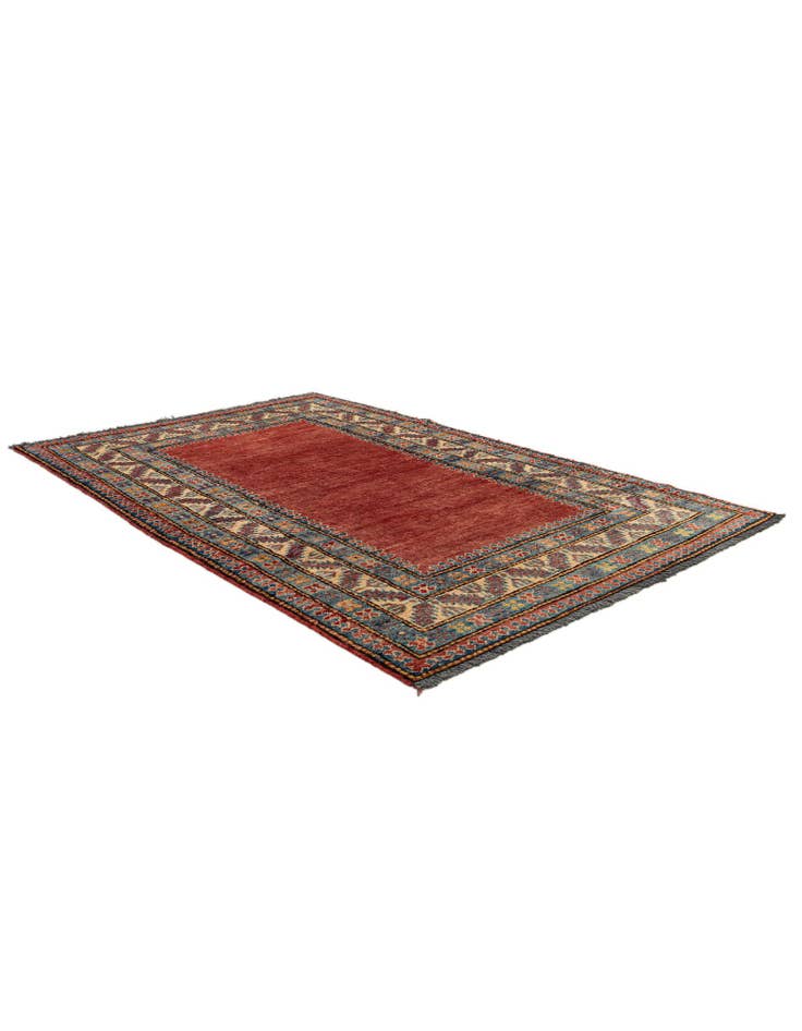 Detail image of  3' 8 x 5' 9  Hand Knotted Kazak Wool Rug