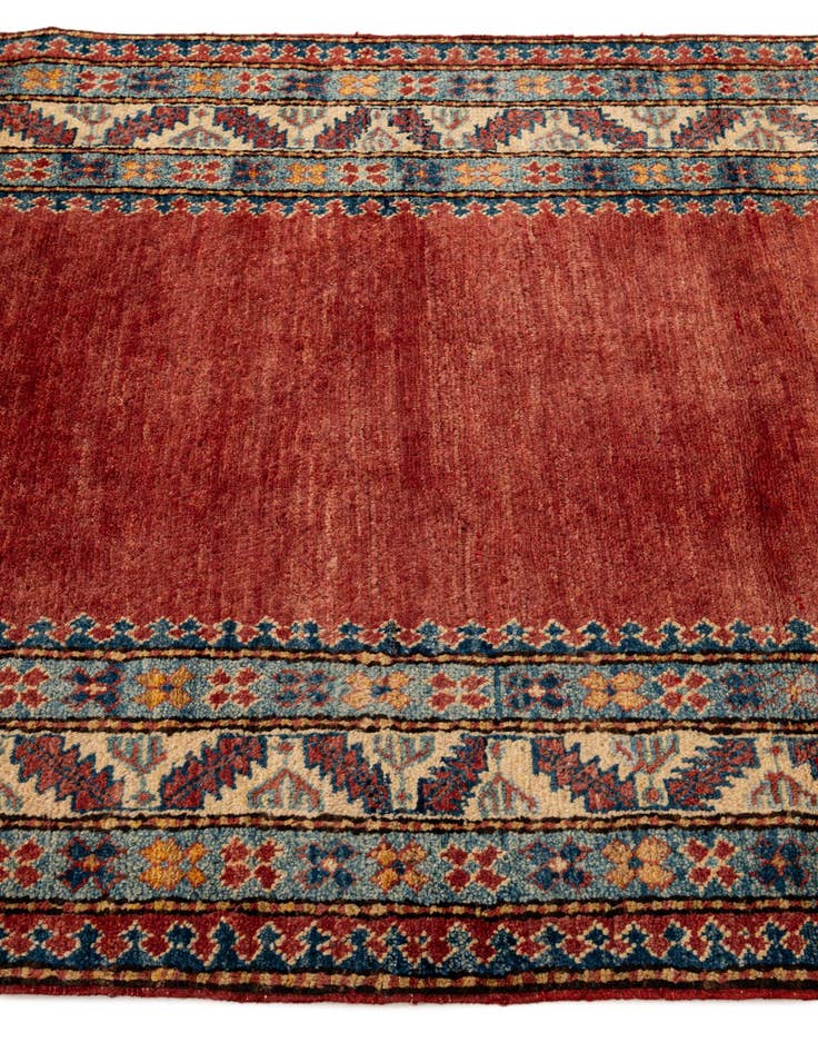 Detail image of  3' 8 x 5' 9  Hand Knotted Kazak Wool Rug