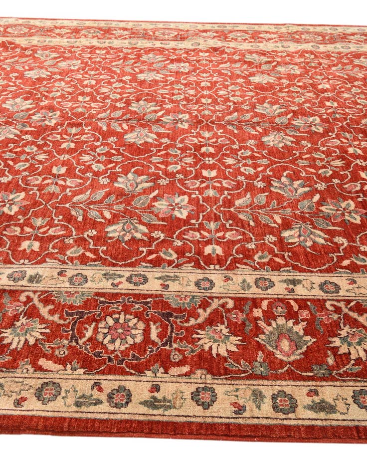Detail image of  10' 2 x 13' 2  Hand Knotted Kazak Rug