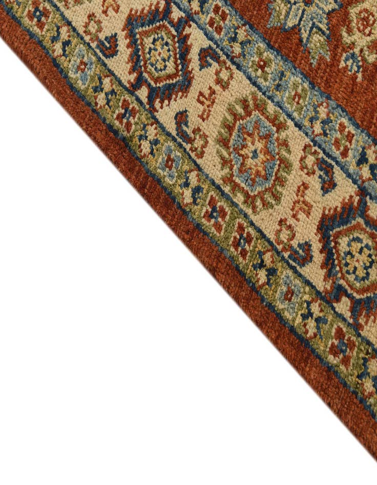 Detail image of  6' x 8' 3  Hand Knotted Kazak Rug